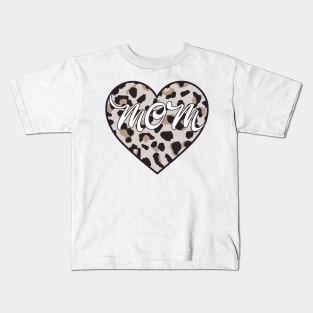 Mom Funny Leopard Design Kids T-Shirt